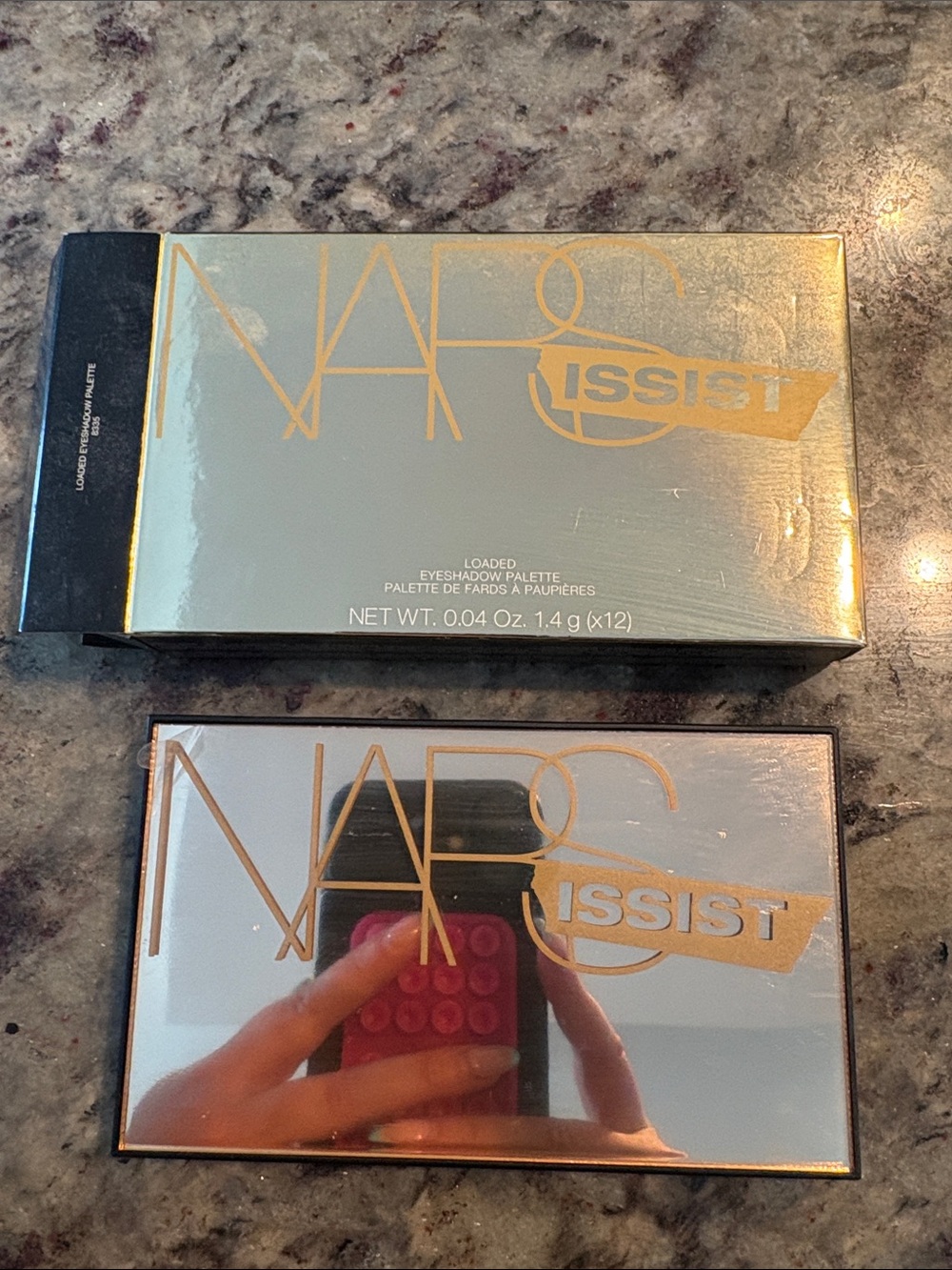 NARS Loaded Gold Mirror Compact Eyeshadow Palette